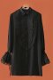 สตรีทแฟชั่น  Antoinette Black Mini Dressby WLS