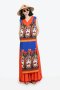  Orange Flirt Me Maxi Dress by WLS 