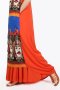  Orange Flirt Me Maxi Dress by WLS 