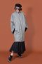 สตรีทแฟชั่น Atsu Haori Coat Set (Gray Striped) Set  LIMITED EDITION by WLS