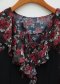 [CHUU] Floral Blouse Layered Dress
