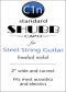 Shubb Standard Capo for Steel String Guitar - C1N Brushed nickel
