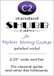 Shubb Standard Capo for Nylon String Guitar - C2 Polished nickel