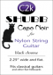 Shubb Capo Noir for Nylon String Guitar - C2K Black chrome