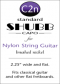 Shubb Standard Capo for Nylon String Guitar - C2N Brushed nickel