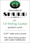 Shubb Standard Capo for 12-String Guitar - C3