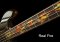 FIRE FLAMES (REAL) Inlay Sticker for BASS