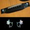 Guitar Bridge Inlay Sticker Oriental Flowers (AM) 2 pcs / set