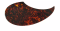 High quality OM Acoustic Guitar pickguard - Brown Tortoise