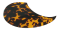 High quality OM Acoustic Guitar pickguard - Light Brown with Black Dot
