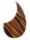 High quality OM Acoustic Guitar pickguard - Brown Stripe