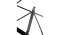 K&M 101 Music stand with collapsible desk