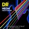 DR Neon Multi-Color K3 Coated Electric Guitar Strings NMCE-10 Medium 10-46