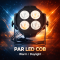 Par LED COB 4x50w