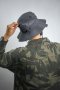 G100 | สีเทา Hiking hat  หมวกเดินป่า ทรงปีกกว้าง