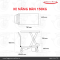 Xe nâng mặt bàn 150kg, xe nâng bàn  - Happy Move