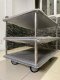 Xe đẩy thép đa dụng 3 tầng 300kg, xe đẩy 3 tầng thép - Happy Move