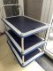 Xe đẩy thép đa dụng 3 tầng 150kg, xe đẩy 3 tầng thép -  Happy Move