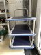 Xe đẩy thép đa dụng 3 tầng 150kg, xe đẩy 3 tầng thép -  Happy Move