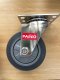 Bánh xe đẩy cao su xám, Bánh xe inox, bánh xe càng xoay thép không gỉ 304, 75mm, 100mm, 125mm - Pareo
