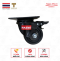 Bánh xe Nylon đen càng xoay khóa 75mm - PAREO