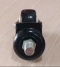 Bánh xe pvc đen cọc vít