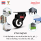 Bánh xe đẩy PVC 50mm màu đen, xoay 360 độ - hãng Pareo