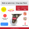 Bánh xe đẩy Nylon, Bánh xe PA càng inox 304 xoay 360 độ. Kích thước 75mm,100mm,125mm thương hiệu PAREO