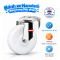 Bánh xe đẩy Nylon càng lỗ inox,bánh xe càng inox304 - Pareo