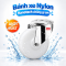 Bánh xe đẩy Nylon càng lỗ inox,bánh xe càng inox304 - Pareo