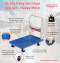 Xe đẩy hàng sàn nhựa tải trọng 300kg - Happy Move