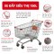 Xe đẩy siêu thị 150 lít, Xe đẩy hàng siêu thị 150 lít Dung tích lớn, khả năng chịu tải cao. Thích hợp cho các siêu thị và cửa hàng bách hóa lớn. | Happy Move