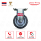 Bánh xe cao su màu xám - Càng cố định - PAREO