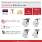 Bánh xe đẩy Nylon 6 (PA)  càng lỗ thép xoay - Pareo