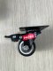 Bánh xe đẩy PVC 40mm màu đen càng xoay có khóa - PAREO