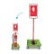 Giá đỡ bình chữa cháy có bánh xe, có khóa an toàn - HAPPY MOVE