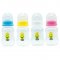 2 Pack Set  (3 Pack Silicone Nipple Size (L) & 4 Oz Easy Grip shape bottle  with Nipple