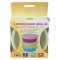 Pappu 3 Pack Feeding bowl with lid Mix Color