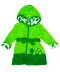 Full Sleeves Hooded Applique Bath Robe