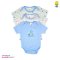3 Pack Half Sleeves Cotton Bodysuit
