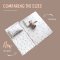 QD Portable Mini Mattress ที่นอนเด็กพกพาเนื้อผ้า Organic ขนาด 90x120 cm.