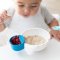 BUMKINS ชุดถ้วยอาหารซิลิโคนพร้อมช้อนและฝาปิด รุ่น First Feeding