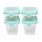 MARCUS & MARCUS กล่องเก็บอาหารสูญญากาศ Tritan air tight containers (4/8 Oz) (4 pcs)