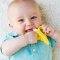 BABY BANANA แปรงสีฟันซิลิโคน Teething Toothbrush for Infants (3m+)