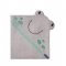 CLEVAMAMA ผ้าเช็ดตัวสำหรับเด็ก Bamboo Apron Baby Bath Towel (98x104 cm) (0-4y)