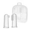 MARCUS & MARCUS แปรงซิลิโคนสวมนิ้ว Finger toothbrush & gum massager set (1m+)