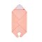 CLEVAMAMA ผ้าเช็ดตัวสำหรับเด็ก Bamboo Apron Baby Bath Towel (98x104 cm) (0-4y)