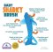 BABY BANANA แปรงสีฟันสำหรับเด็กแรกเกิด SHARKY (3m+)