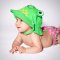 Zoocchini Baby swim diaper & Sun hat Set - Frog