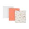 CLEVAMAMA ผ้าอ้อมทารก Bamboo Muslin Cloths Coral  (27x27 นิ้ว) (0m+)